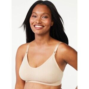 Joyspun Women's XXL Maternity Nursing breastfeeding Comfort Bra wirefree soft